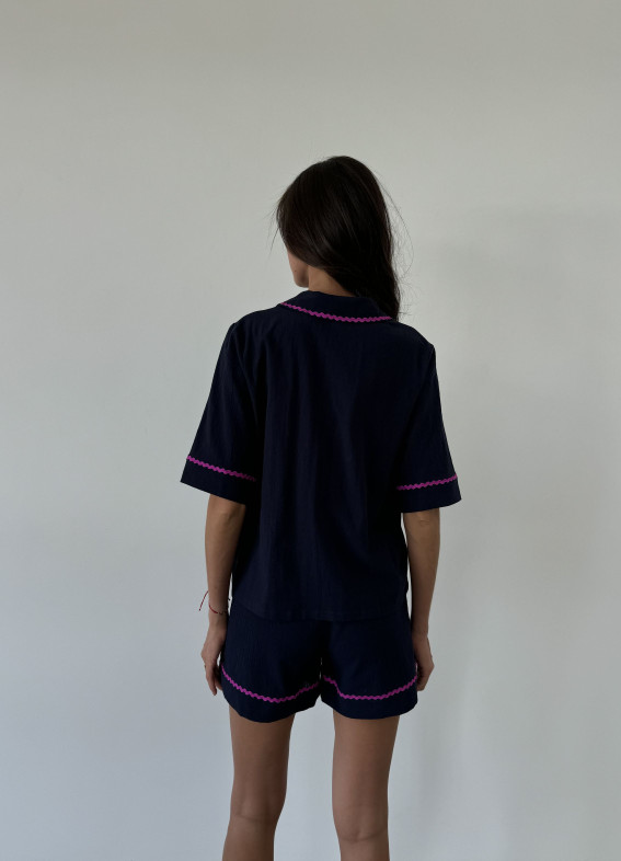 ᐉ Women's pajamas Melissa, blue ⏩⏩⏩ Buy in Poland and